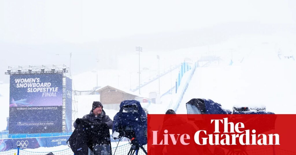 Winter Olympics 2026: crunch time in curling, women’s slopestyle postponed by snow – live | Winter Olympics 2026