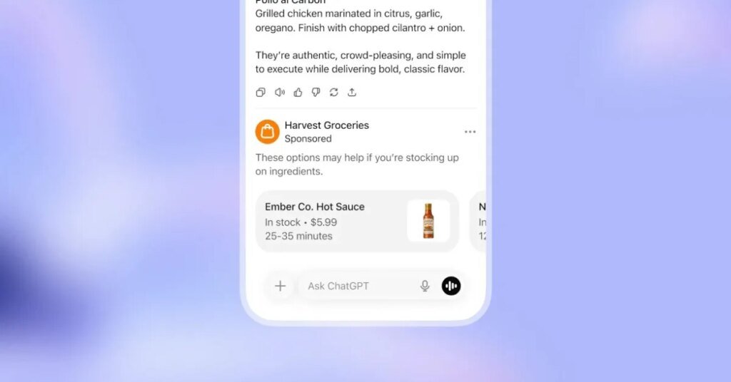 You might start seeing ChatGPT ads today