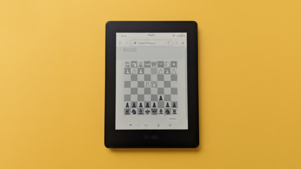 You’re not supposed to play chess on a Kindle, but I do it anyway You're not supposed to play chess on a Kindle, but I do it anyway