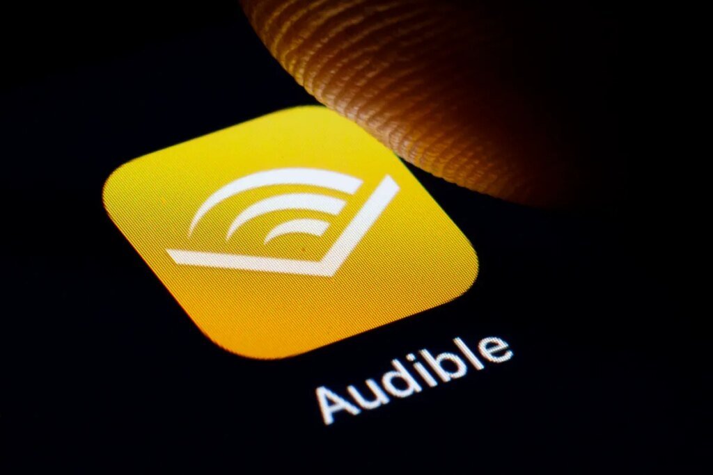 Audible launches a cheaper ‘Standard’ subscription plan, challenging Spotify In this photo illustration the logo of Amazon Audible is displayed on a smartphone