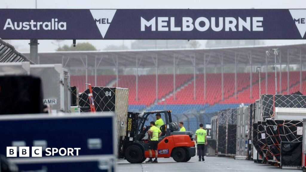 Australian Grand Prix: Formula 1 season-opener to feel ‘no impact’ of travel chaos caused by Middle East conflict Workers prepare for the 2026 Australian Grand Prix