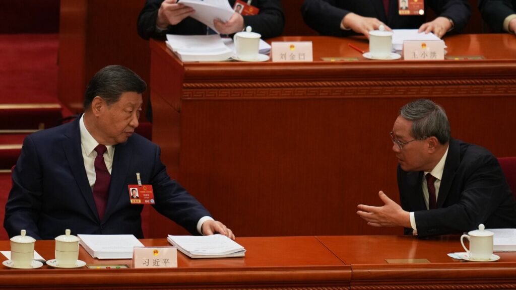 China sets a lower economic growth target of 4.5% to 5% for 2026 as challenges loom : NPR