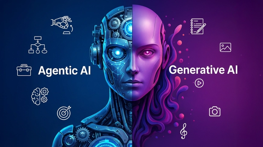 Generative AI vs Agentic AI: Key Differences Generative AI vs Agentic AI: Key Differences