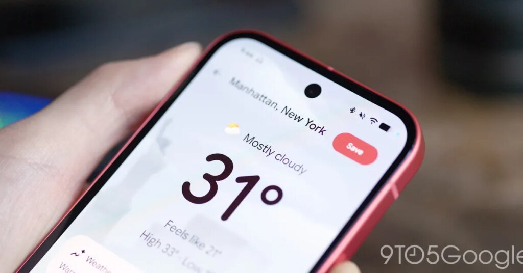 Google is giving Pixel Weather's icons a contrast-heavy makeover