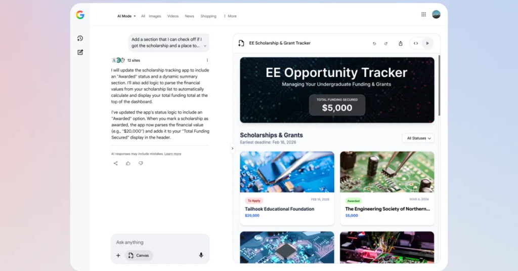 Google’s AI-powered workspace is now available to more users in Search