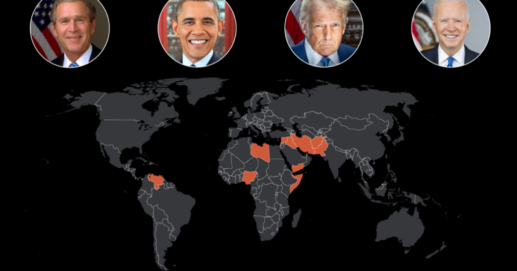 How many countries has the US bombed since 2001, and how much has it cost? | Israel-Iran conflict News