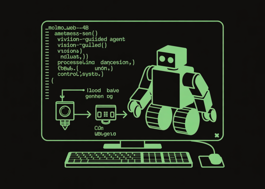 How to Build a Vision-Guided Web AI Agent with MolmoWeb-4B Using Multimodal Reasoning and Action Prediction
