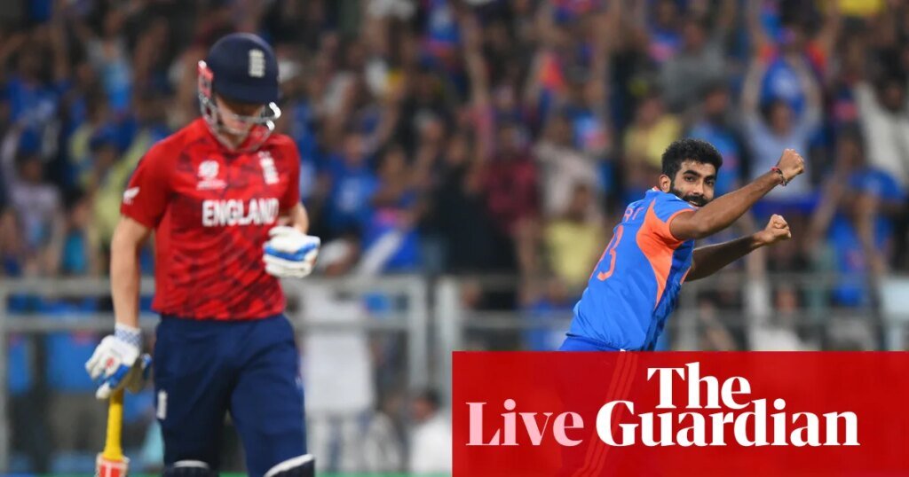 India v England: men’s T20 World Cup semi-final – live | T20 World Cup 2026