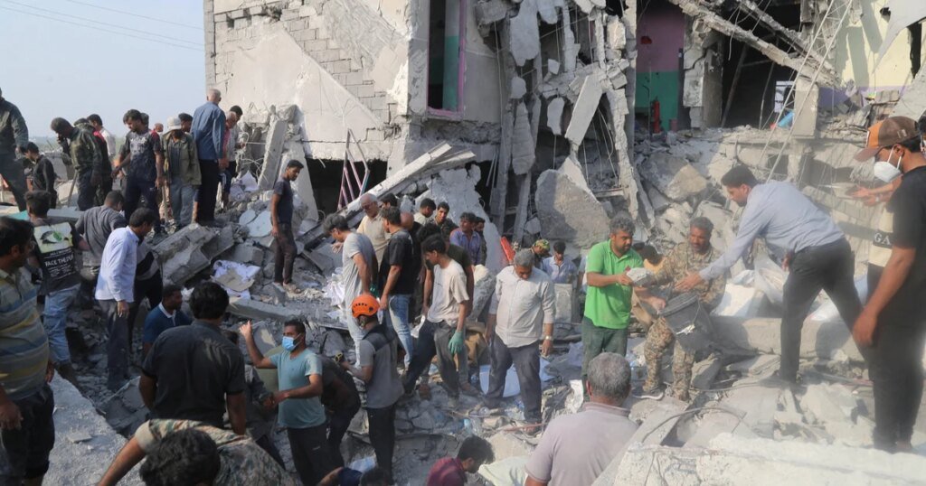 Iran says a girls' school was hit by a deadly air strike. Here's what we know.