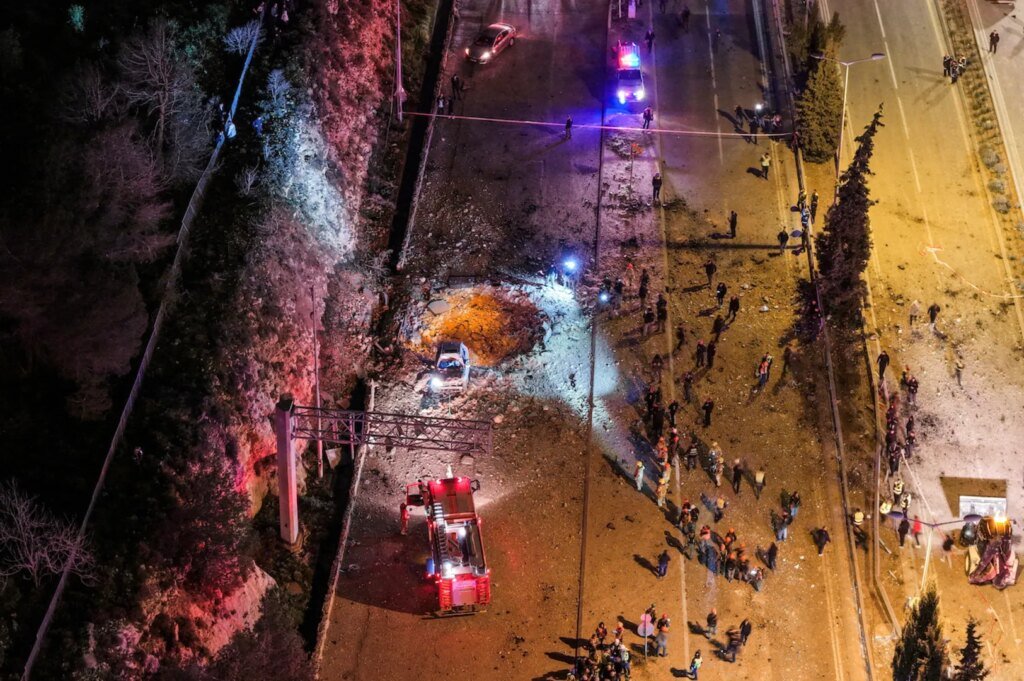 Iranian ballistic missile strike on West Jerusalem | Israel-Iran conflict