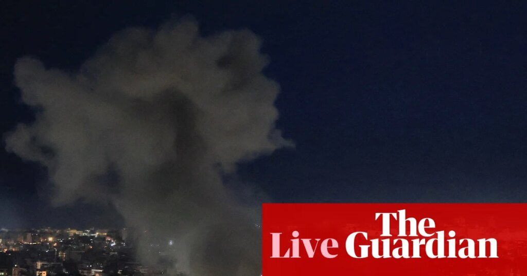 Middle East crisis live: Israeli military begins strikes on Beirut suburbs; Trump demands say in choosing Iran’s next supreme leader | US-Israel war on Iran