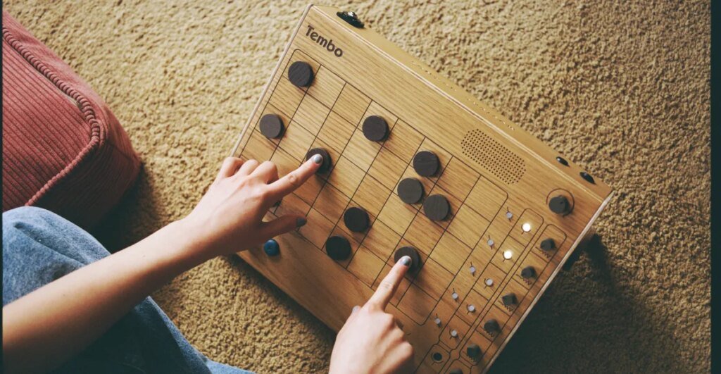 Tembo is a playful drum machine that thinks it’s a checkerboard