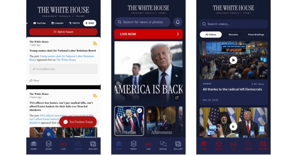 The White House has an app now, and Trump wants you to report people to ICE on it The White House has an app now, and Trump wants you to report people to ICE on it