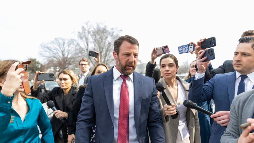 What you need to know about Sen. Markwayne Mullin, Trump's new pick to lead DHS : NPR