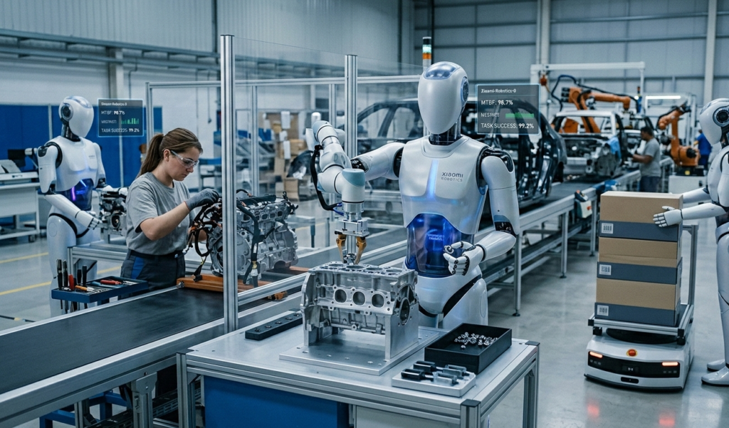 Xiaomi Integrates Humanoid Robots Into Manufacturing Lines Xiaomi Integrates Humanoid Robots Into Manufacturing Lines