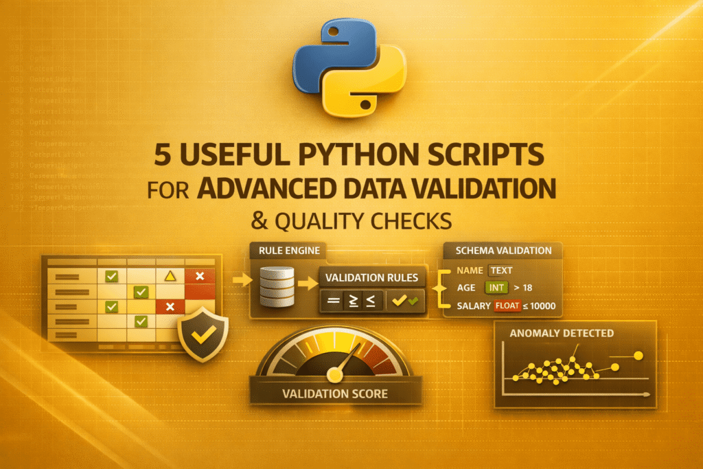 5 Useful Python Scripts for Advanced Data Validation