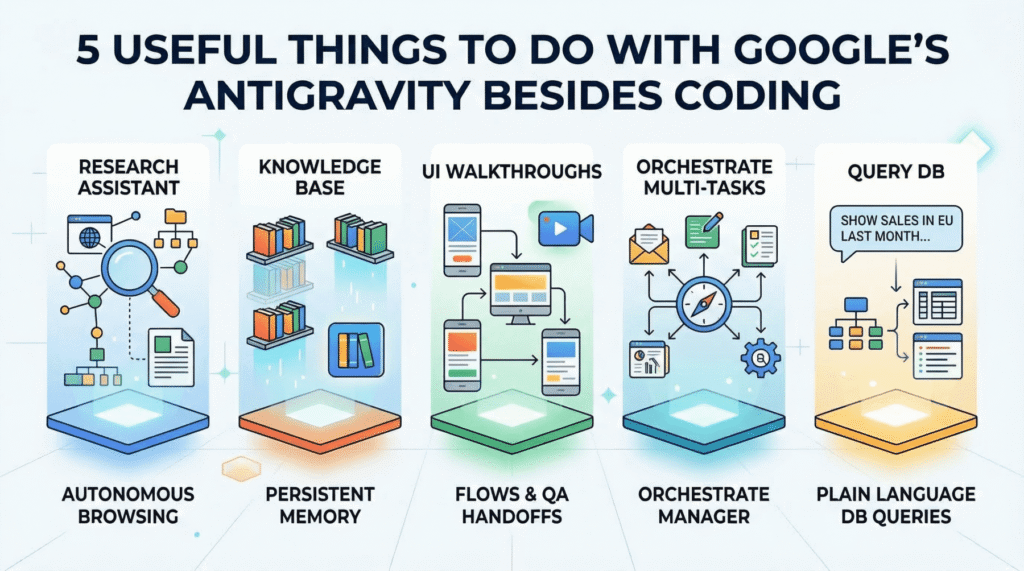 5 Useful Things to Do with Google's Antigravity Besides Coding