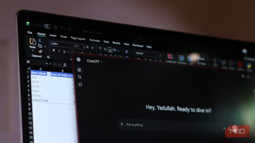 I stopped reaching for ChatGPT when Excel could do it three times faster