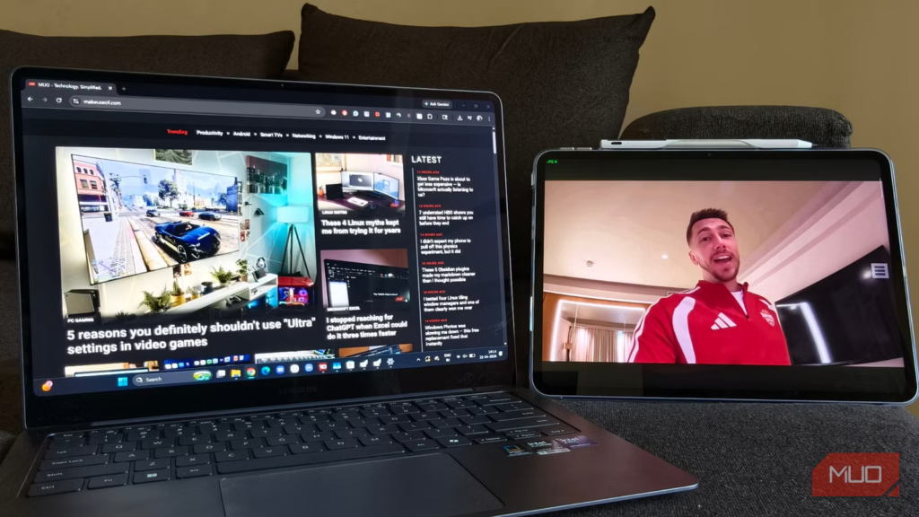 I turned my old tablet into a second monitor using this free app