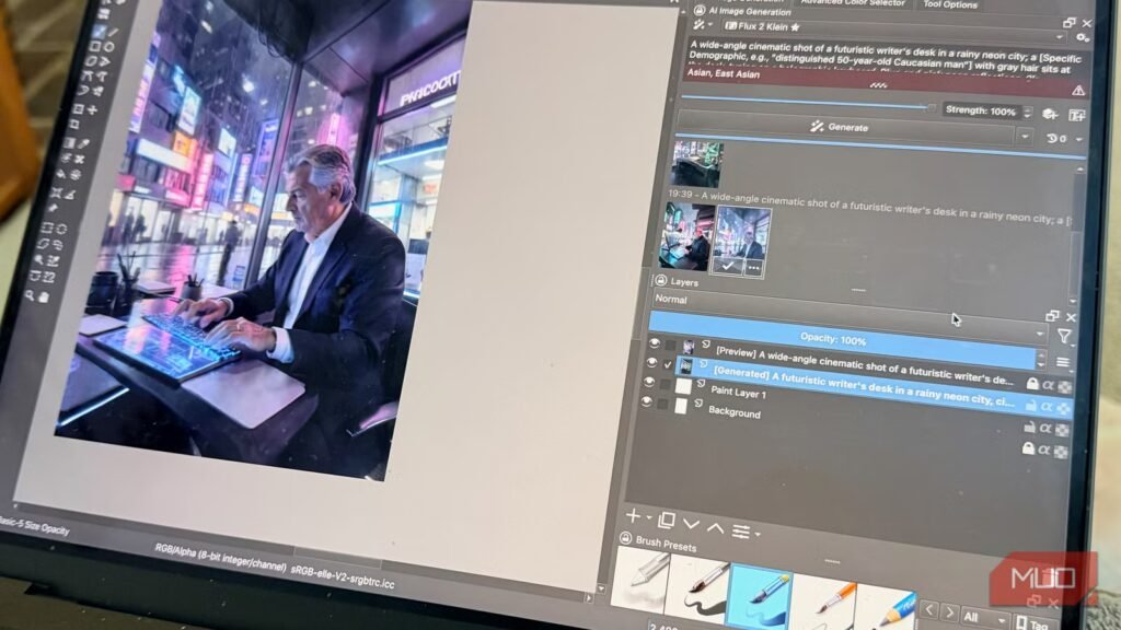 Krita's free AI integration just made Adobe Firefly obsolete