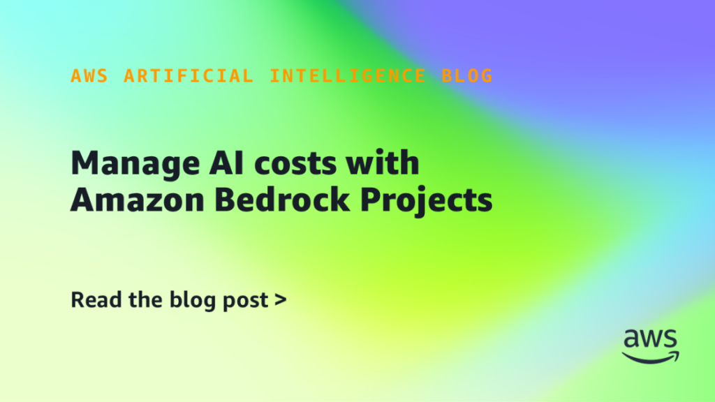 Manage AI costs with Amazon Bedrock Projects