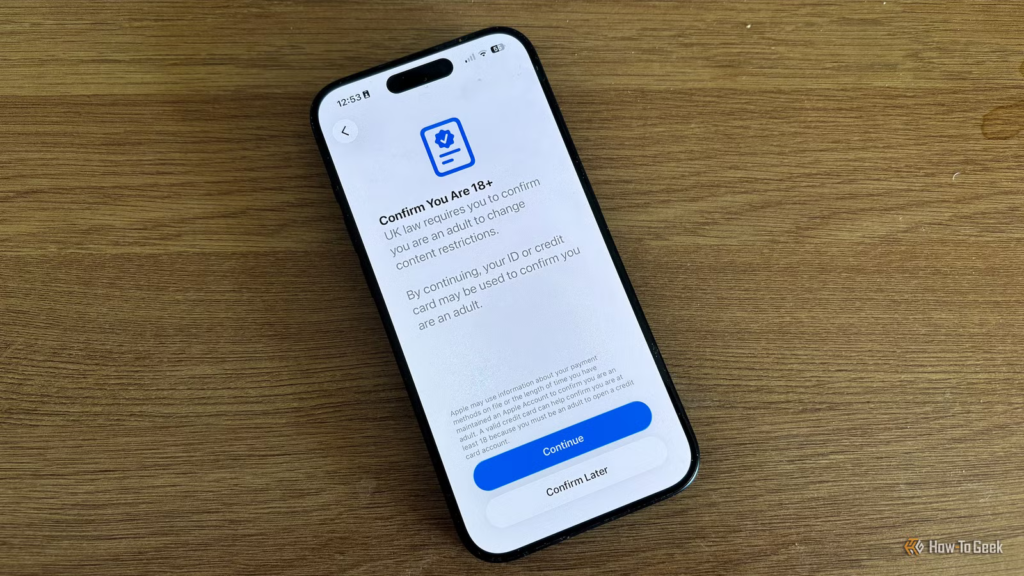 My smartphone made me verify my age, and you might be next