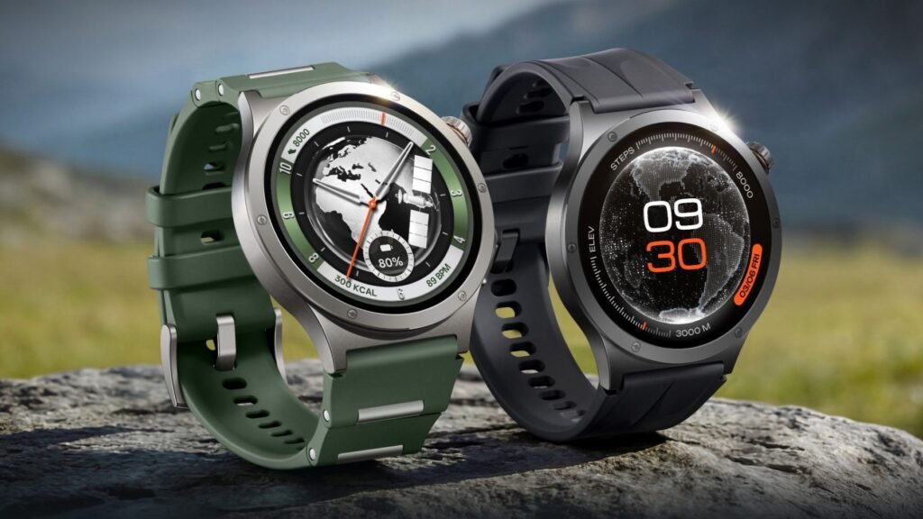 green and black OnePlus Watch 4