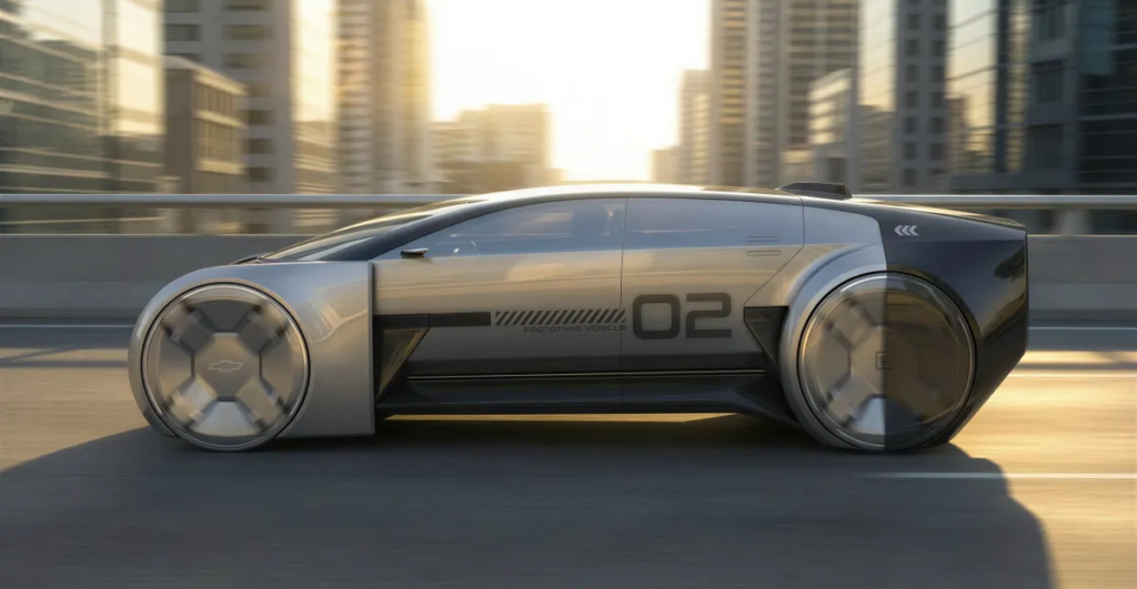 The AI-designed car is taking shape