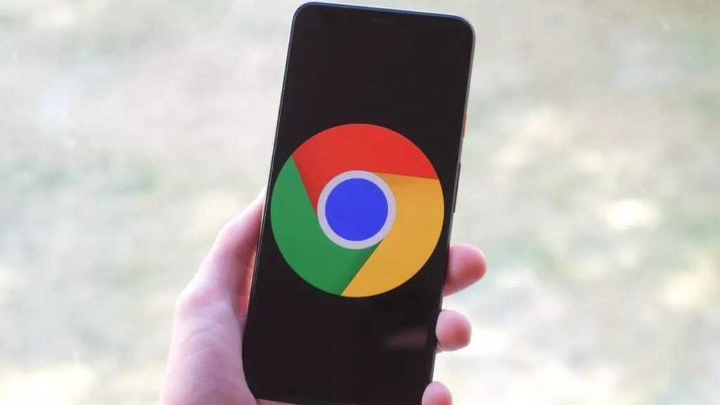 Tired of repeating AI prompts? Chrome’s new feature handles it for you Google Chrome logo on a phone screen
