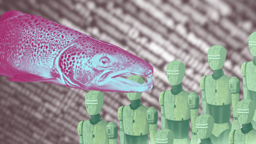 Waiting in the Apple Store