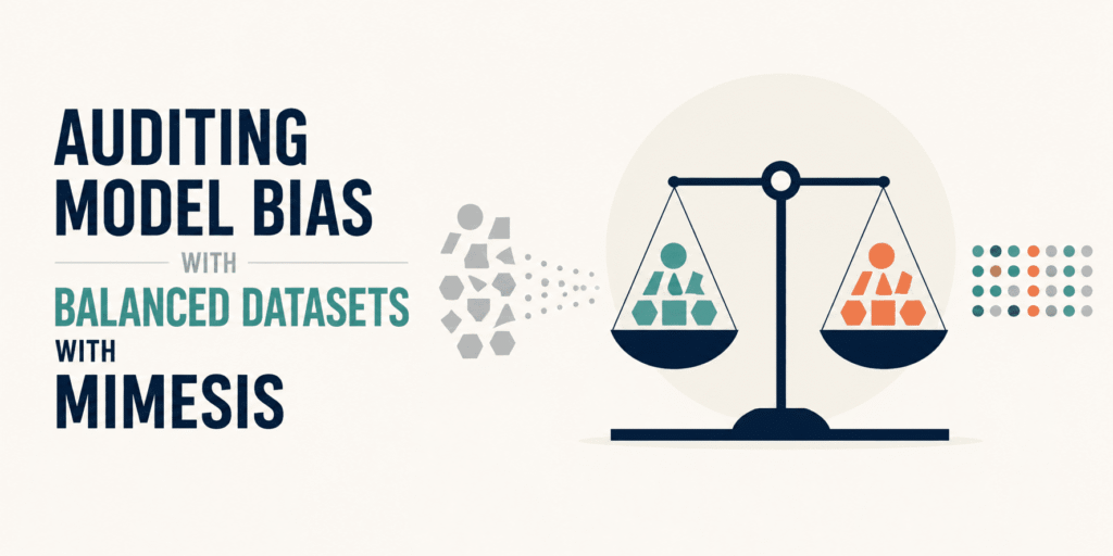 Auditing Model Bias with Balanced Datasets with Mimesis Auditing Model Bias with Balanced Datasets with Mimesis