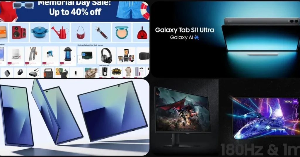 Galaxy Tab S11 Ultra, Amazon Memorial Day sale, more