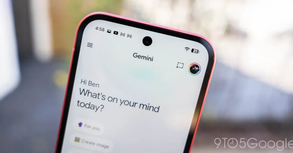 Gemini app rolls out notebooks to Android as iOS gets Liquid Glass