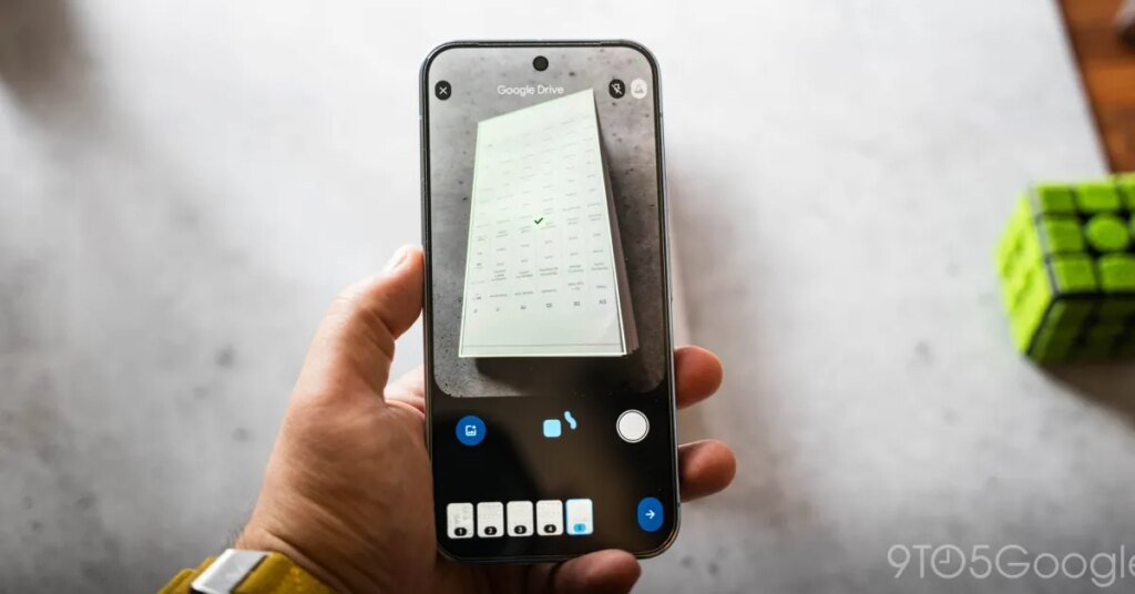 Google Drive rolling out powerful document scanner redesign
