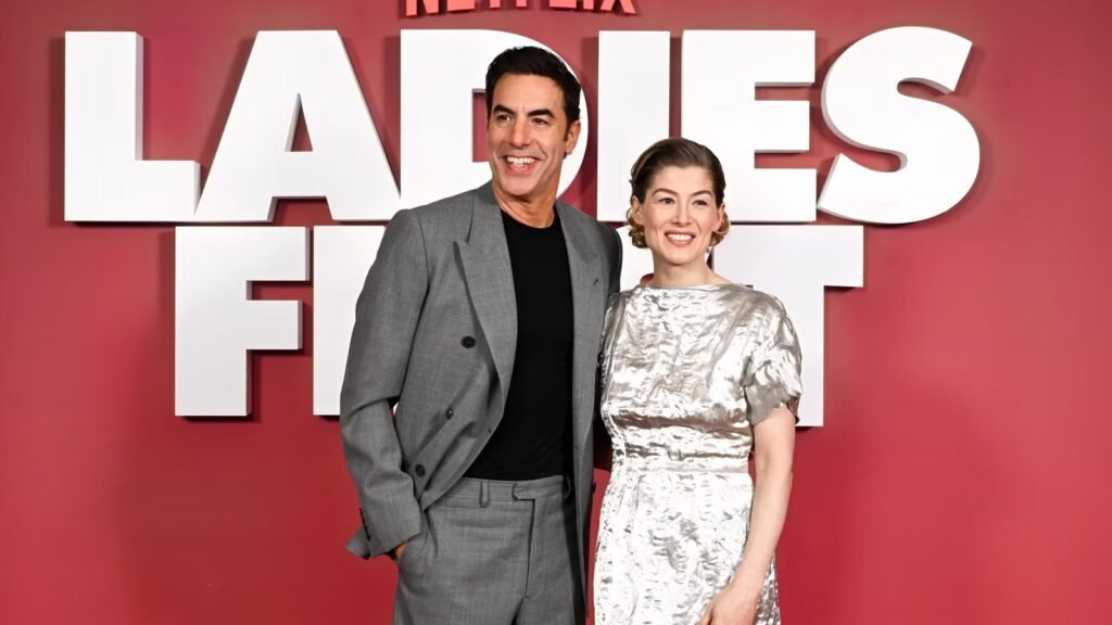 Ladies First director knew Sacha Baron Cohen and Rosamund Pike would thrive after just one Zoom call
