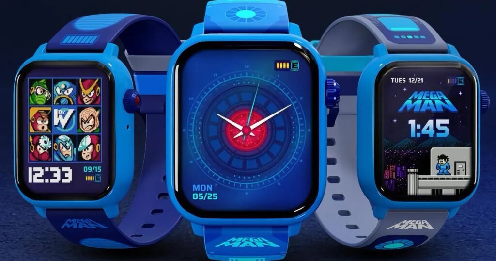 This retro gaming watch can track your heart rate and play Mega Man 2, as well