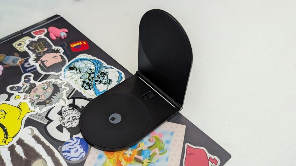 This thin magnetic plate from Rolling Square is nearly invisible and can mount phones and tablets to screens
