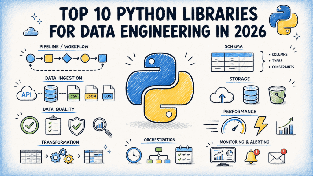 Top 10 Python Libraries for Data Engineering in 2026