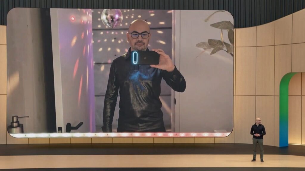 An AI-generated video shows a user holding a Pixel, and the area around its camera bar glows, leading users to wonder if Google teased the Pixel 11 during I/O 2026.