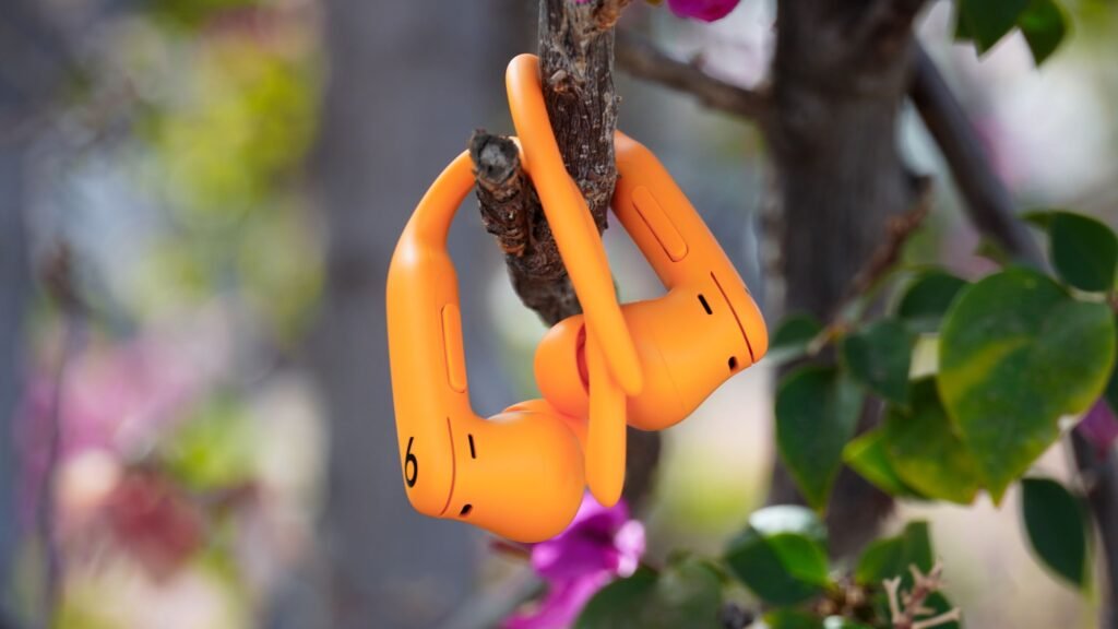 I run 5Ks with these sporty earbuds that always stay in place, and they're $70 cheaper than what I paid