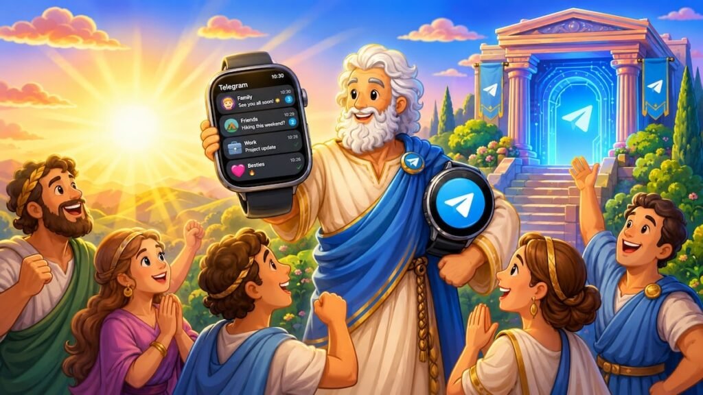 Telegram app returns to Wear OS and Apple Watch Gadgets & Wearables