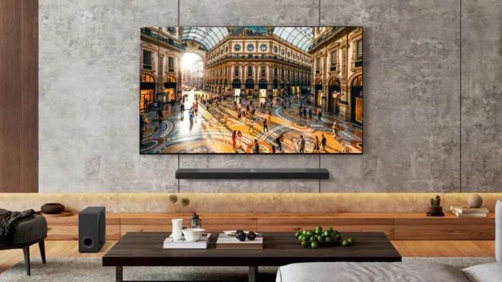 This 77-inch LG OLED TV just scored 50% OFF at Best Buy — marking $1,500 in savings LG OLED B5 in a living room