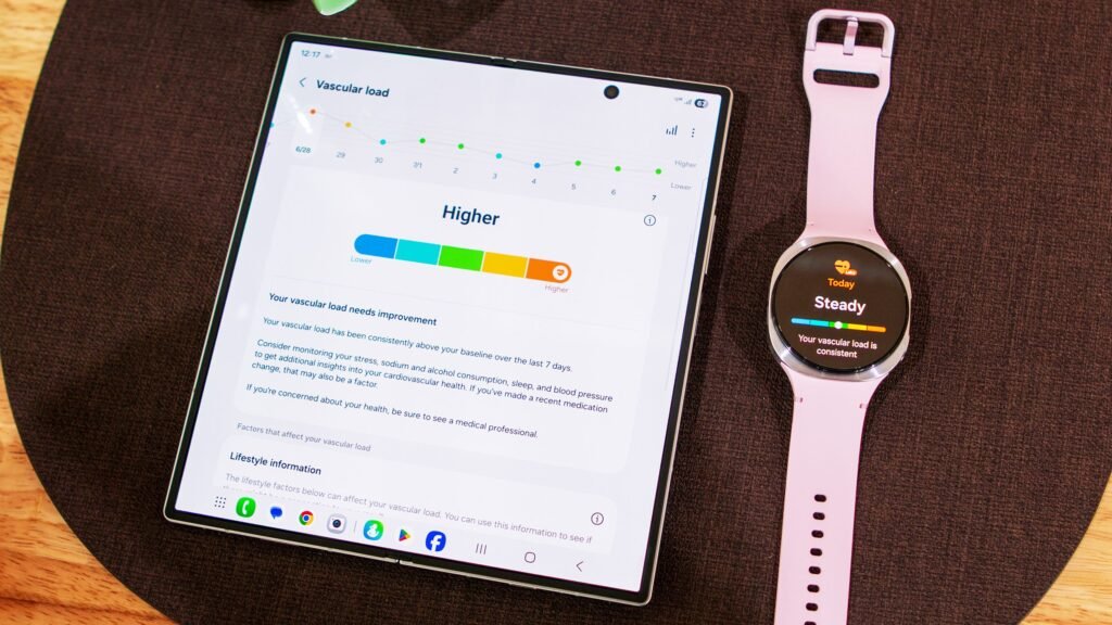Your Galaxy Watch will lose Vascular Load, switches to blood pressure ‘trends’ Your Galaxy Watch will lose Vascular Load, switches to blood pressure 'trends'